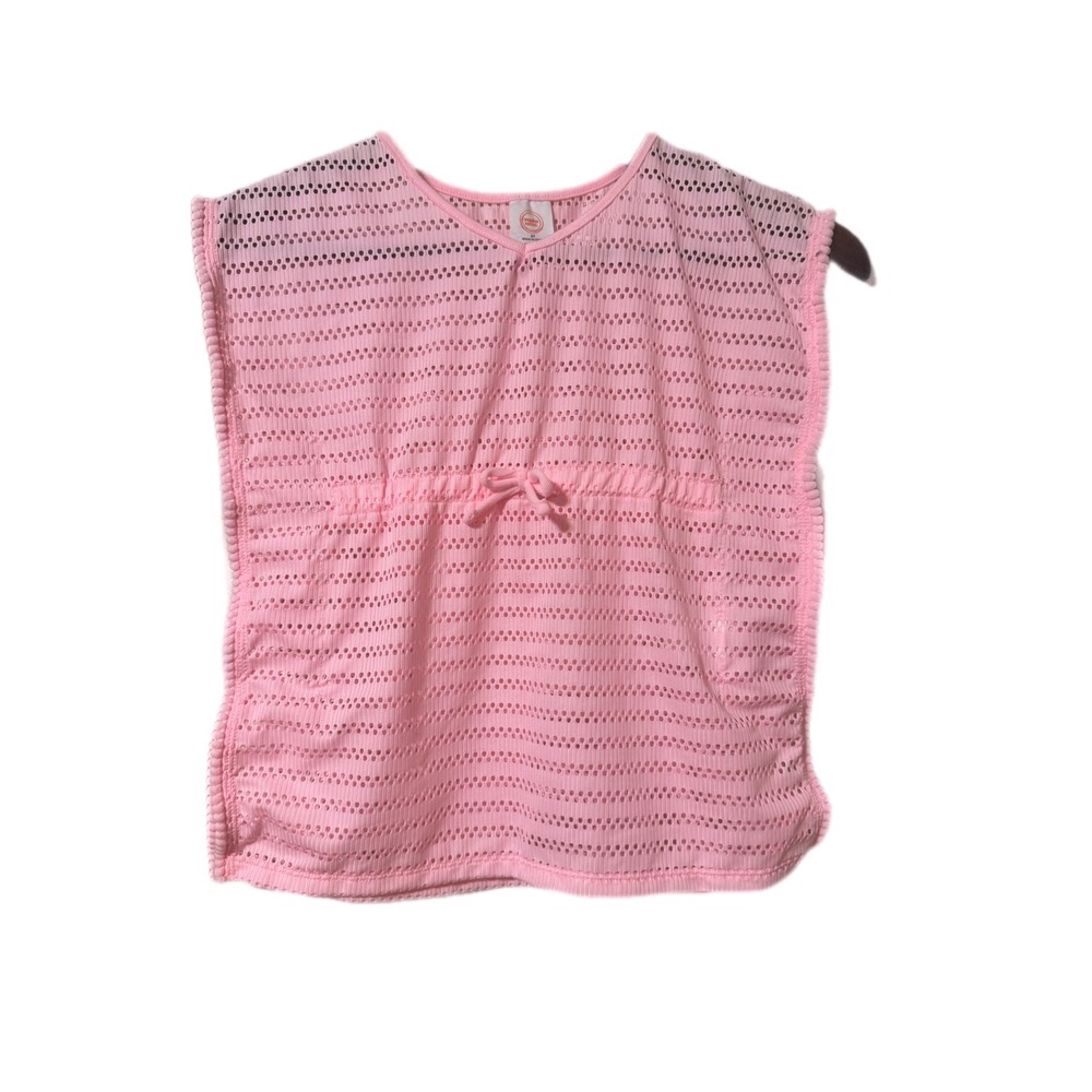 Wonder Nation Swim Coverup Kids 3T Pink NEW Mesh Pom Pom WA16100147103H